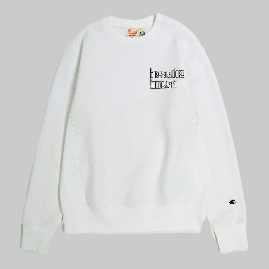 OUTLET＞Champion x Beastie Boys クルーネックスウェットシャツ(220120)