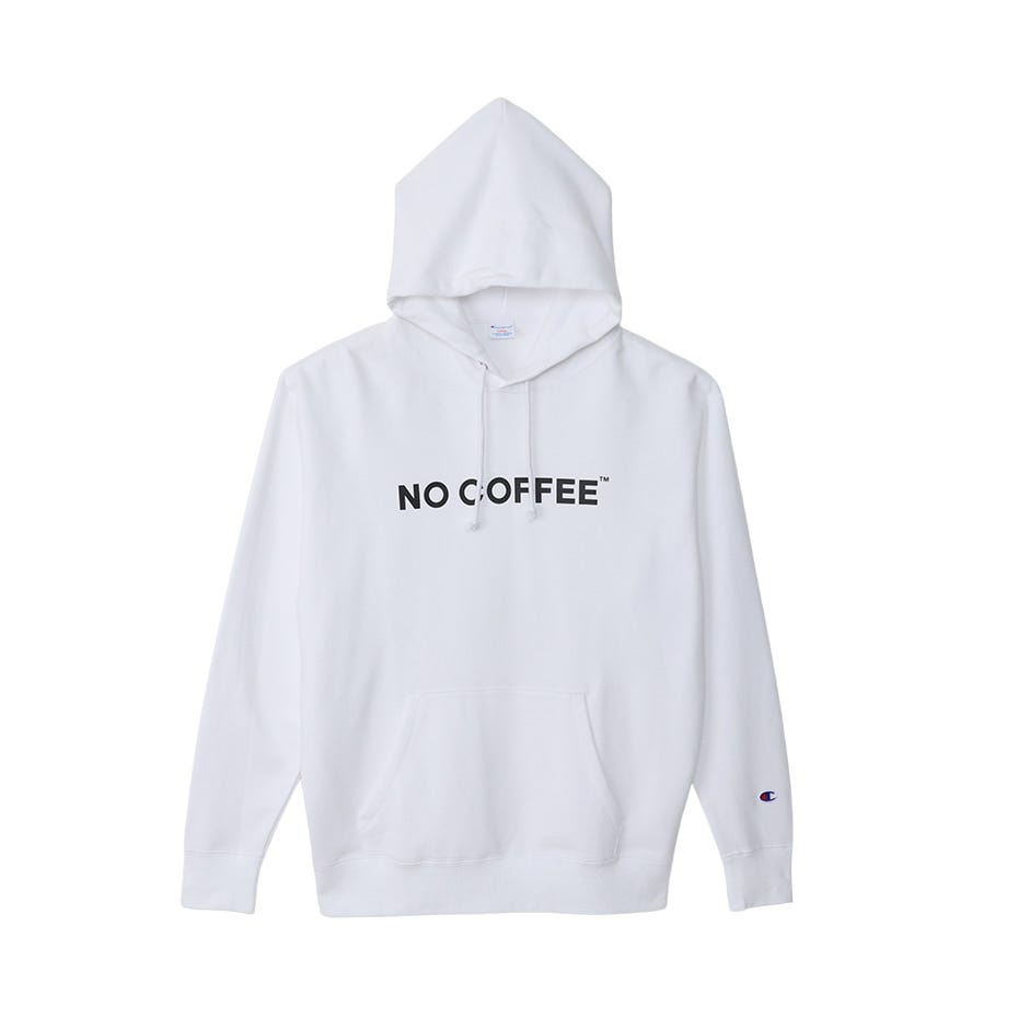 OUTLET＞Champion × NO COFFEE フーデッドスウェットシャツ(C8-Y137)