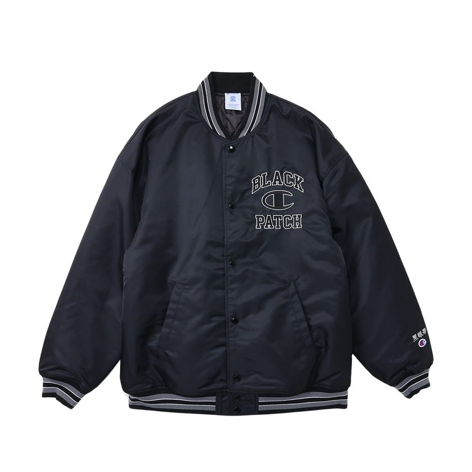 Champion x BLACK EYE PATCH ベースボールジャケット(C8-Y616)