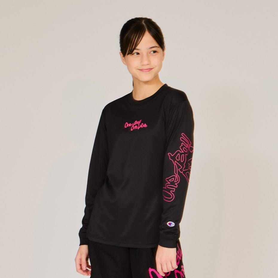 ミニ ロングスリーブTシャツ 24FW 【秋冬新作】E-MOTION チャンピオン(CK-AB410)